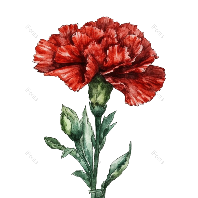 花卉插画图片,元素,PNG,免抠素材